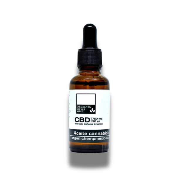 aceite cbd 750 mg 30 ml - organic hemp mexico