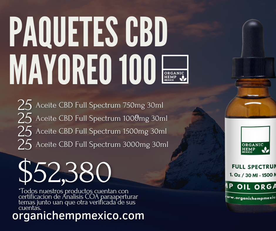 paquetes cbd mayoreo organic hemp mexico